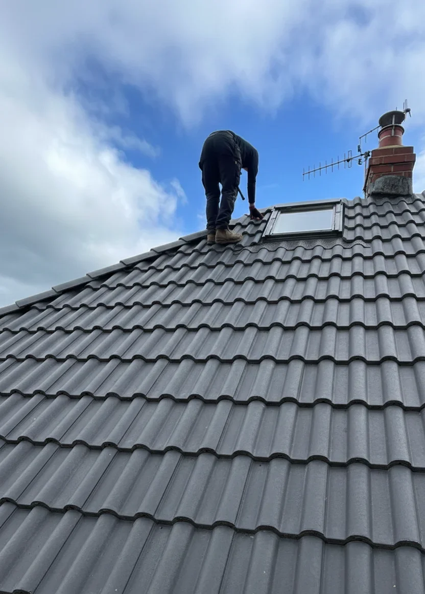 ProMax Roofing team at work on a roof replacement in West Yorkshire